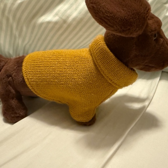 Jellycat retired yellow sweater sausage dog - Picture 9 of 9
